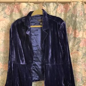 Velvet blazer